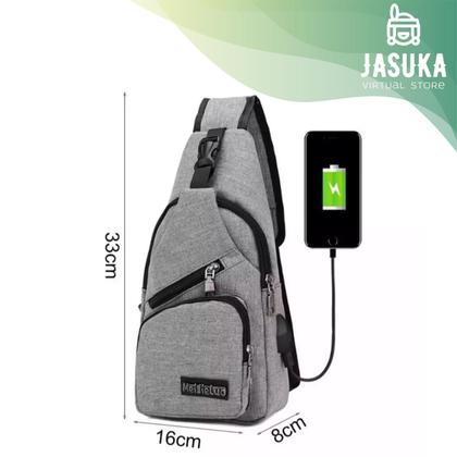 Imagem de Bag Unissex Com Entrada Usb Sortida - Mochila