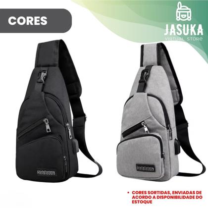 Imagem de Bag Unissex Com Entrada Usb Sortida - Mochila
