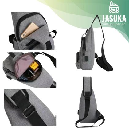 Imagem de Bag Unissex Com Entrada Usb Sortida - Mochila