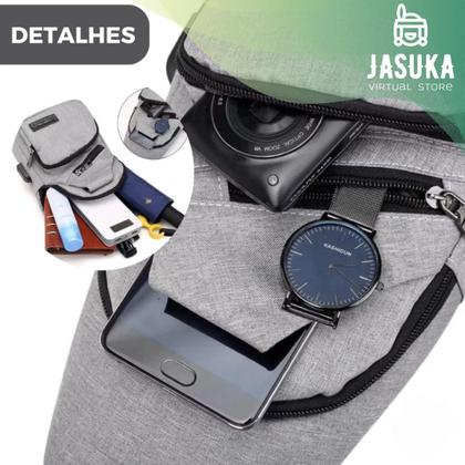 Imagem de Bag Unissex Com Entrada Usb Sortida - Mochila