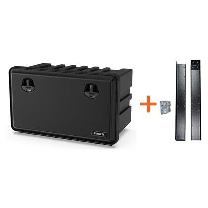 Imagem de Bagageiro Caixa Box Baú Maleiro Pickup Just PP Com suporte