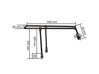 Imagem de Bagageiro Flex Bike Aro 26 29 Traseiro Bicicleta Garupa Kalf