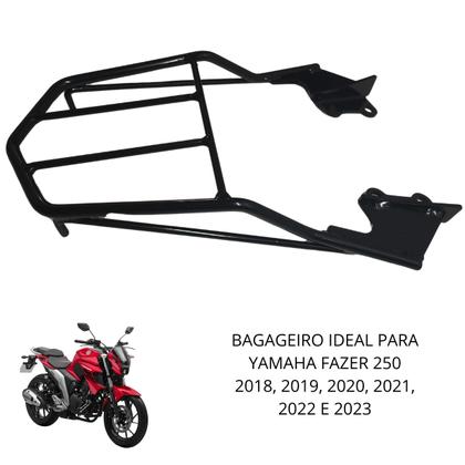 Imagem de Bagageiro Yamaha Fazer 250 2018 2019 2020 21 22 2023 Maciço