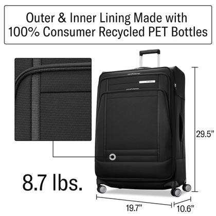 Imagem de Bagagem Samsonite Uplift Softside Black 29 polegadas e 8,7 libras