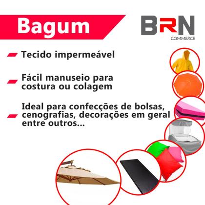 Imagem de Bagum Tecido Napa 100% Impermeável Cores 1,4x10m Sem Acabamento