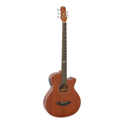 Imagem de Baixolão Strinberg Elétrico 5 Cordas SB250C MGS Baixo Eletroacústico Mahogany Satin Fosco 5C