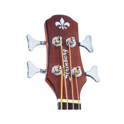 Imagem de Baixolão Strinberg SB240C MGS EletroAcústico de 4 Cordas Mahogany Fosco