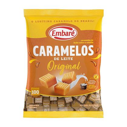 Imagem de Bala Caramelos de leite original 660g Embaré (Ref. 50069)