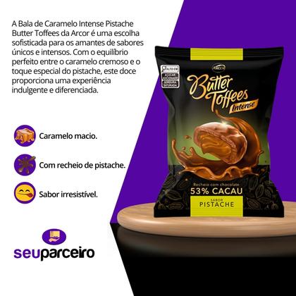 Imagem de Bala De Caramelo Intense Pistache Butter Toffees - Arcor 400g
