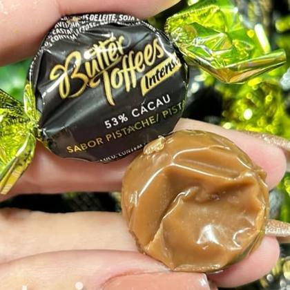 Imagem de Bala De Caramelo Intense Pistache Butter Toffees - Arcor 400g