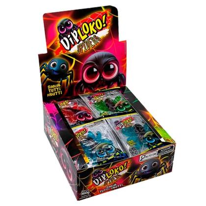 Imagem de Bala de Goma Diploko Spider 24x15g