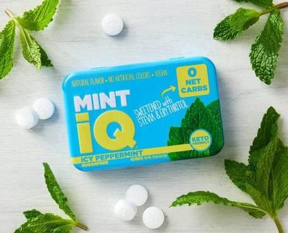 Imagem de Bala MINT IQ ICY peppermint mints Vegana Big Sky Lata 40g