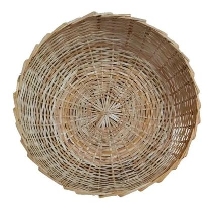 Imagem de Balaio Bambu 20cm Cesto Grande Palha Artesanal Decoração