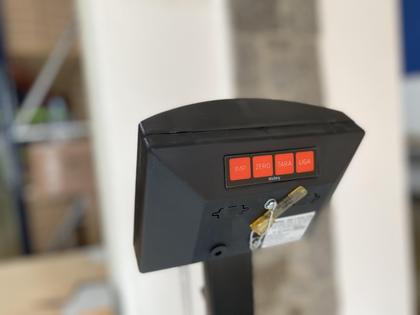 Imagem de Balança Academia Digital Adulto Antropométrica Preta W200a Welmy