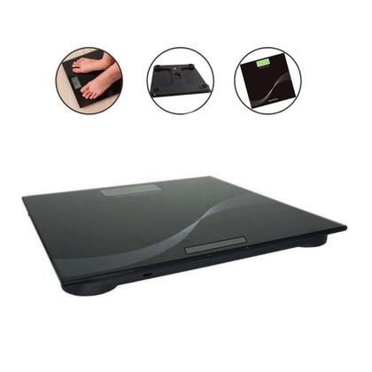 Imagem de Balança corporal de banheiro digital 180kg vidro - Preta