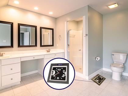 Imagem de Balança Corporal Digital Com Relógio Incoterm