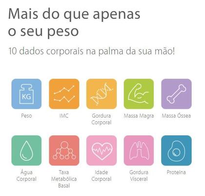 Imagem de Balança Corporal Digital de Bioimpedância Yunmai X - Branca