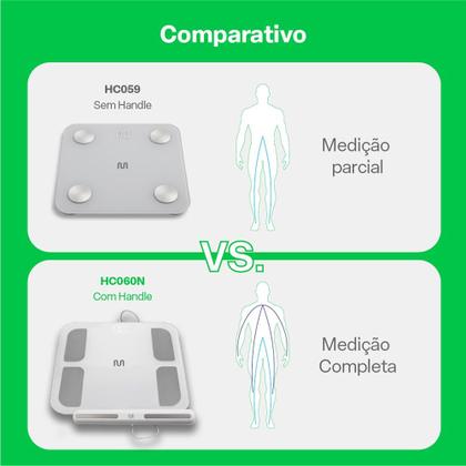 Imagem de Balança de Bioimpedância Bio Health Pro Multi Saúde - HC060N