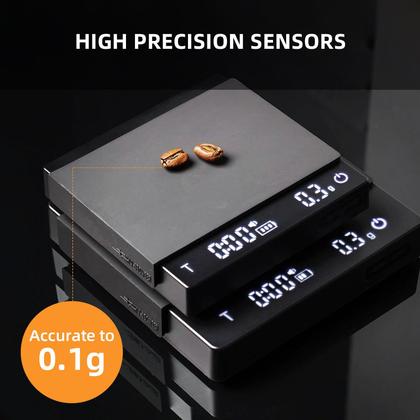 Imagem de Balança de café MHW-3BOMBER Mini com temporizador 2kg/0,1g Precision Black