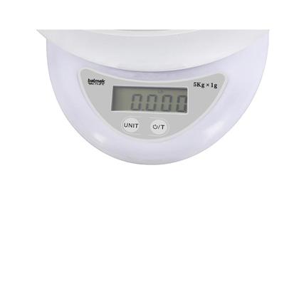 Imagem de Balança de cozinha digital balmak com tigela pa2021 kitchen-5 com capacidade 5 kg