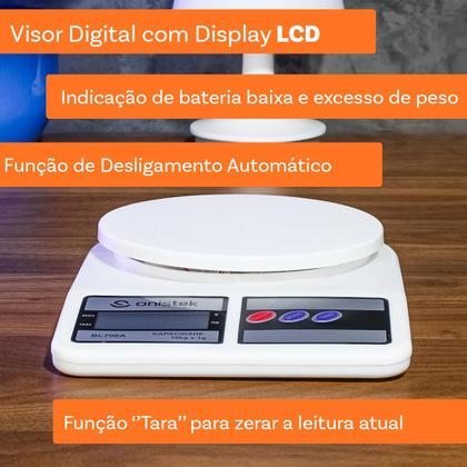 Imagem de Balança Digital 10kg Eletrônica De Precisão Portátil Cozinha Dieta Nutrição