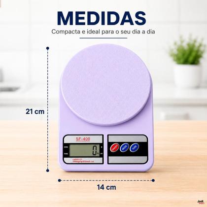 Imagem de Balança Digital 1g A 10 Kg Cozinha Fitness Nutricao