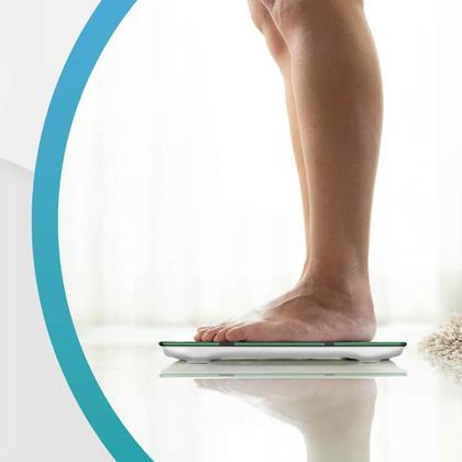 Imagem de Balança Digital Bioimpedância Smart 180kg App Android e IOS Preto FlexInter