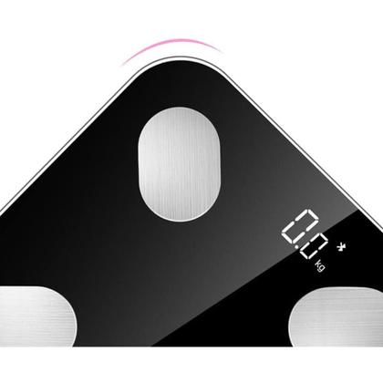 Imagem de Balança Digital Bioimpedância Smart 180kg App Android e IOS Preto FlexInter