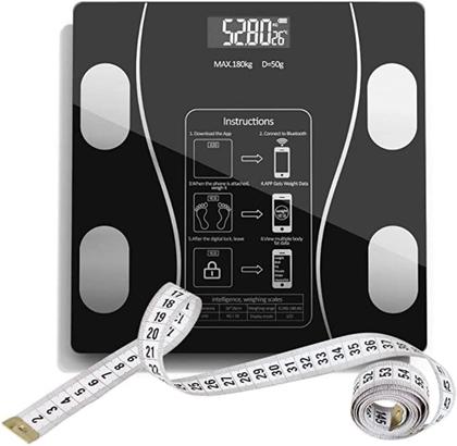 Imagem de Balança Digital Corporal Bioimpedância Aplicativo Bluetooth
