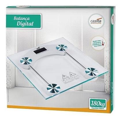 Imagem de Balança Digital de Banheiro Corporal 180 Kg Casa Academia