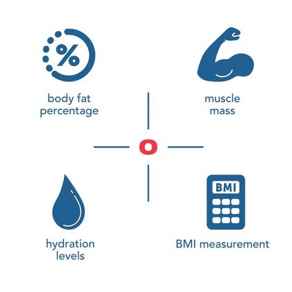 Imagem de Balança digital de composição corporal Health ou meter 500 kg
