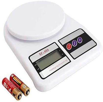 Imagem de Balança Digital de Cozinha, SF-400, Até 10 kg, Escala 1 grama - Global Mix