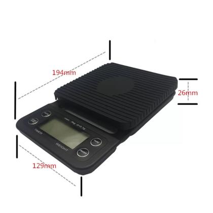 Imagem de Balança Digital De Precisão Café Barista Cozinha 3kg/0.1g