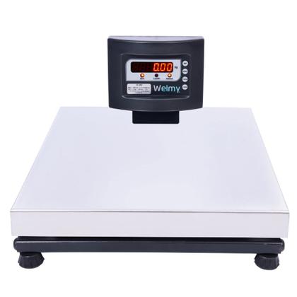 Imagem de Balança Industrial 300kg Plataforma Inox Sc LED 40x50 Welmy