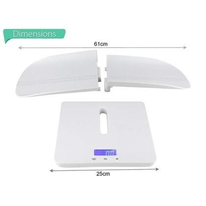 Imagem de Balanca pediatrica de bebe ate 100 kg lcd 2 em 1 luxo bebe e mamae adulto digital