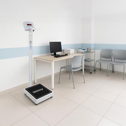 Imagem de Balança Profissional Adulto Eletrônica Antropométrica W200A 200Kg/50g Selo Inmetro