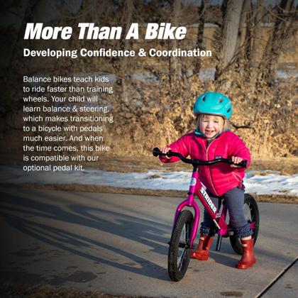 Imagem de Balance Bike Strider 14x Funky Fuchsia Kids de 3 a 6 anos