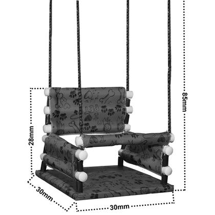 Imagem de Balanço Cadeirinha Infantil Para Criança De Madeira