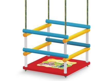 Imagem de Balanço Infantil Color Madeira Com Proteção Extra - Junges