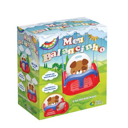 Imagem de Balanço meu balancinho bichinhos c/ corda cinto e proteção até 30kg - pais e filhos