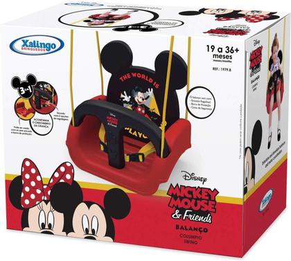 Imagem de Balanço Mickey Minnie Disney Infantil Com Encosto Regulável