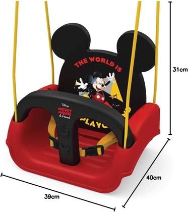 Imagem de Balanço Mickey Minnie Disney Infantil Com Encosto Regulável