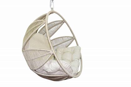 Imagem de Balanço Suspenso Girassol em Corda Náutica - 110cm x 110cm x 80cm - DeckDecor