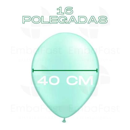 Imagem de Balão Bexiga Candy Colors N16 Grande Perolizado com 10 un