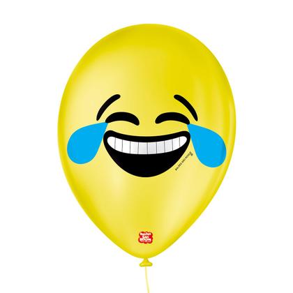 Imagem de Balão Bexiga Emoticons Emoções Emoji 25un 9" Festa Sortido