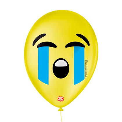 Imagem de Balão Bexiga Emoticons Emoções Emoji 25un 9" Festa Sortido