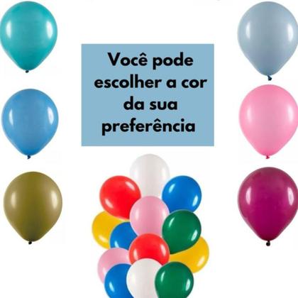 Imagem de Balão Bexiga Liso Festa Decoração 9 Polegadas C/ 50 ArtLatex