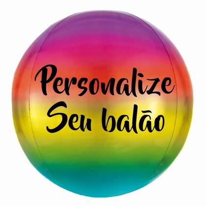 Imagem de Balão Bubble Degradê 18 Polegadas - Cromus