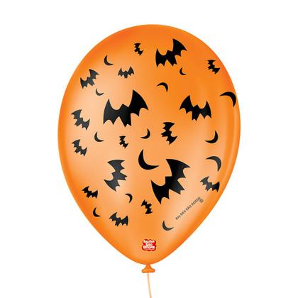 Imagem de Balão de Festa Decorado Halloween - Sortido 9" 23cm - 25 Unidades