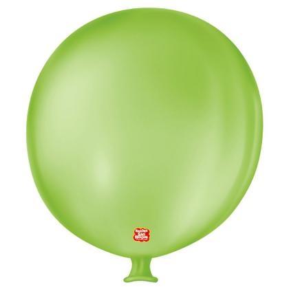 Imagem de Balão de Festa Látex Gigante 3 pés - 91cm - Verde Lima - 1 unidade - São Roque - Rizzo